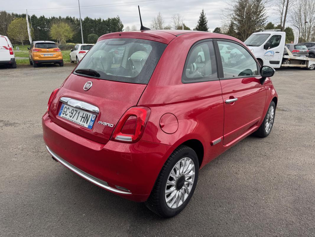 Fiat 500 SERIE 8 EURO 6D-TEMP 1.0 70 ch Hybride BSG S/S Lounge
