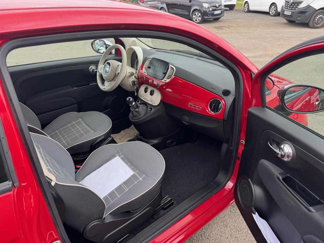 Fiat 500 SERIE 8 EURO 6D-TEMP 1.0 70 ch Hybride BSG S/S Lounge