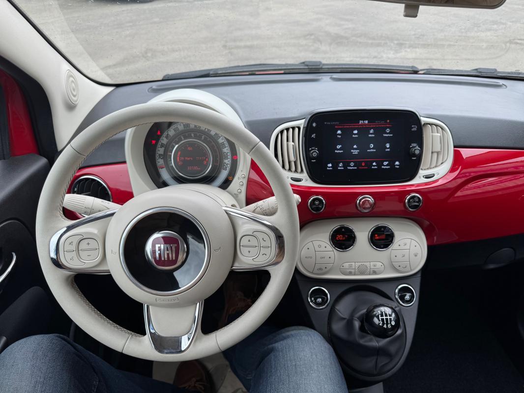 Fiat 500 SERIE 8 EURO 6D-TEMP 1.0 70 ch Hybride BSG S/S Lounge