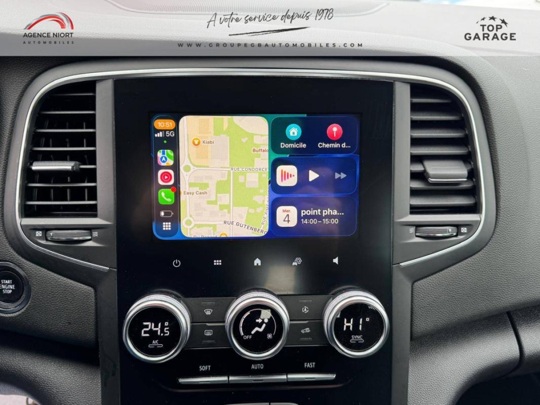 Renault M&eacute;gane IV Berline evolution Blue dCi 115 EDC 5 portes (juil. 2023) (co2 120)